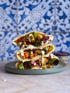 Loaded Veggie Pittas