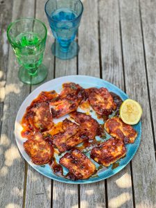 Sticky Chilli Halloumi