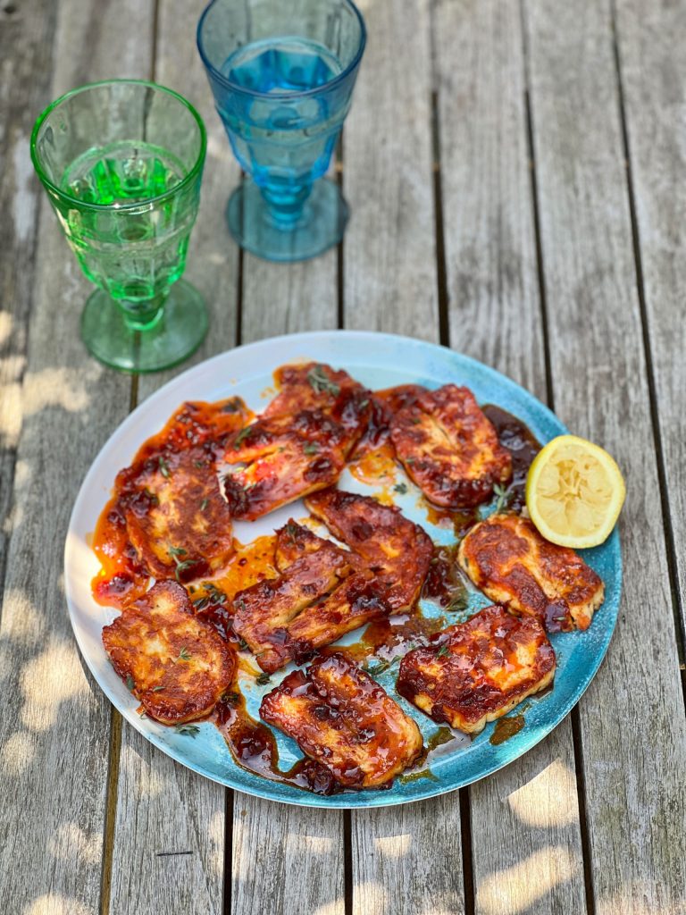 Sticky Chilli Halloumi Sticky Chilli Halloumi