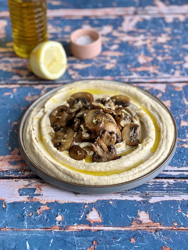 Garlicy Mushroom Hummus