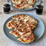 Spicy Naan Pizzas