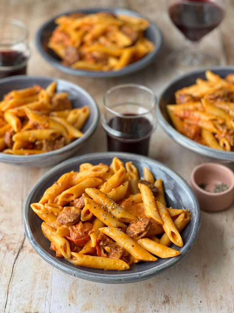 Creamy Chorizo and Tomato Pasta