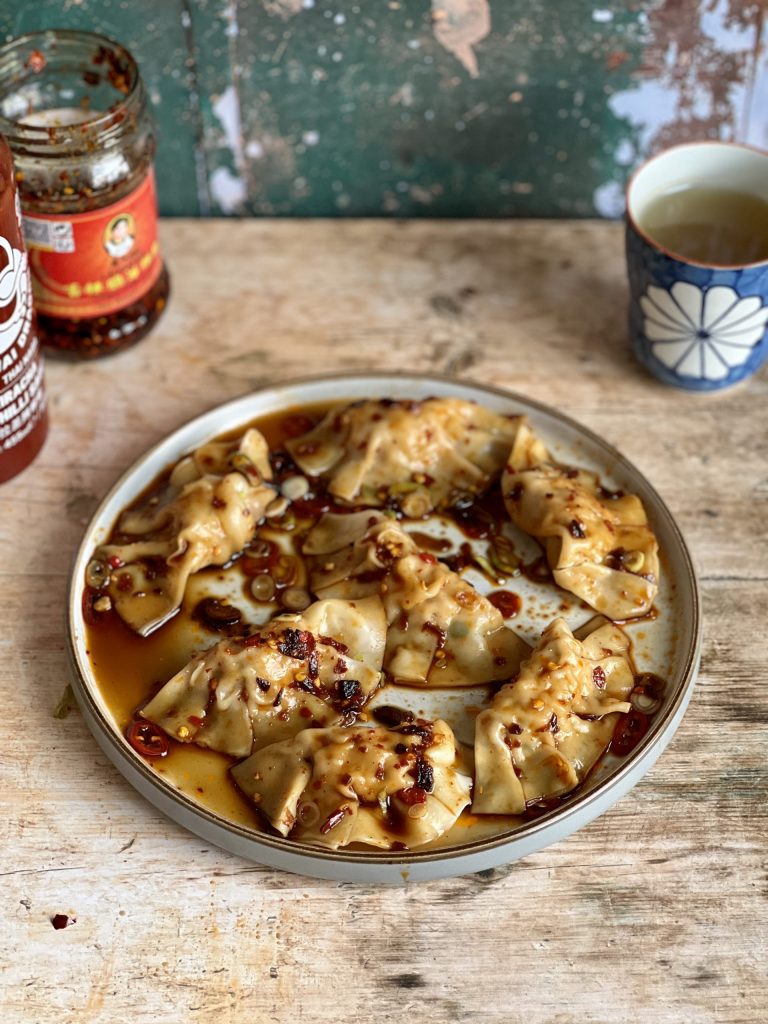 Chilli-Garlic Pork Dumplings