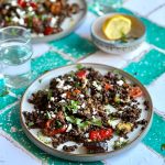 Sheet pan lentil Salad