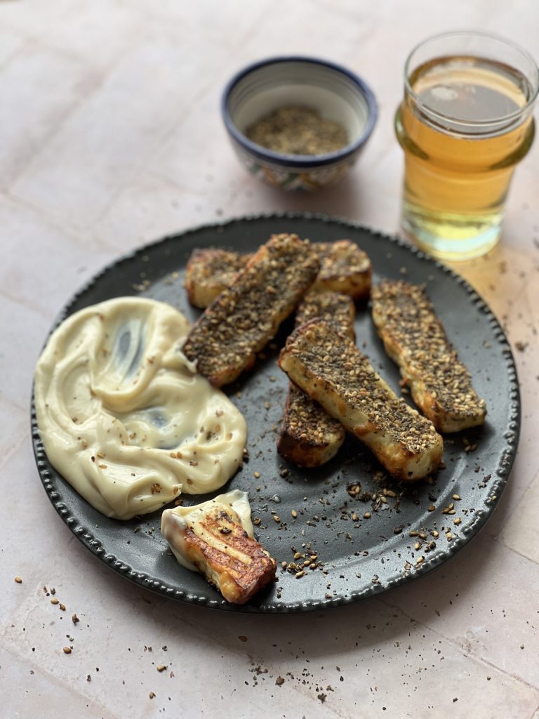 Air Fryer Halloumi Chips