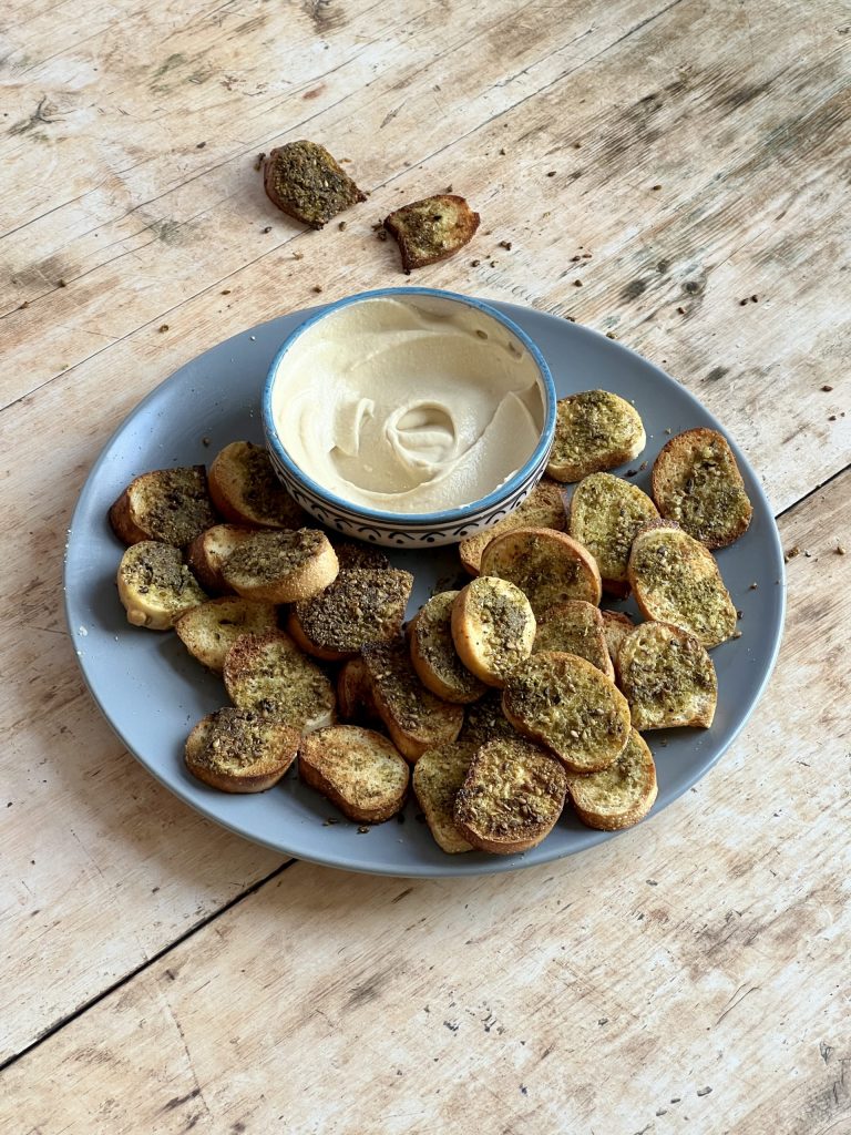 Zaatar Parmesan Bagel Bites Zaatar Parmesan Bagel Bites