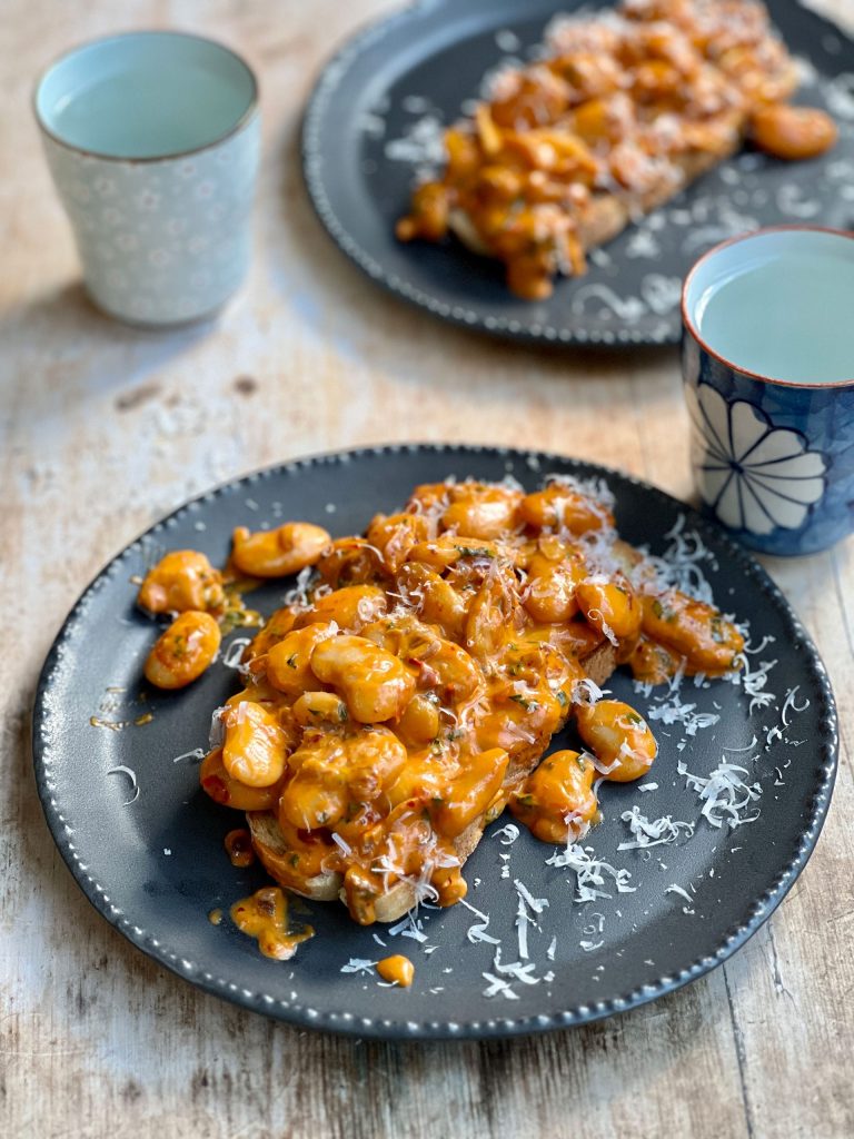 Creamy Harissa Beans