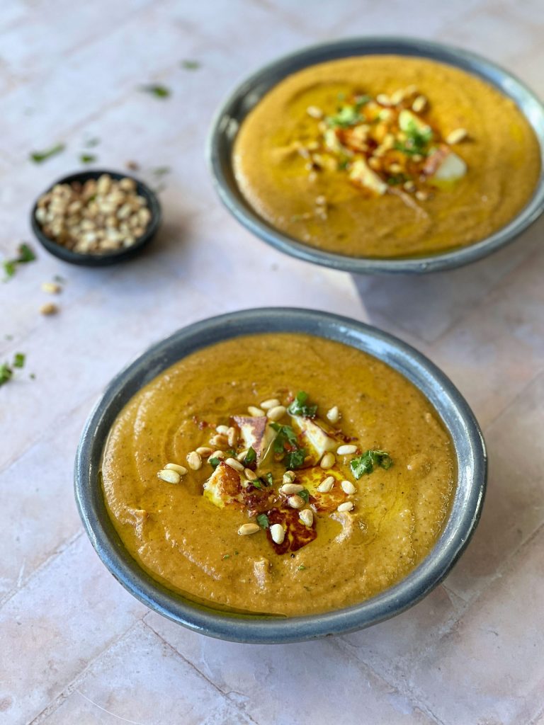 Moroccan Style Creamy Veg Soup