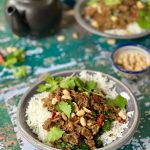 Sichuan Chilli Beef with Aubergines