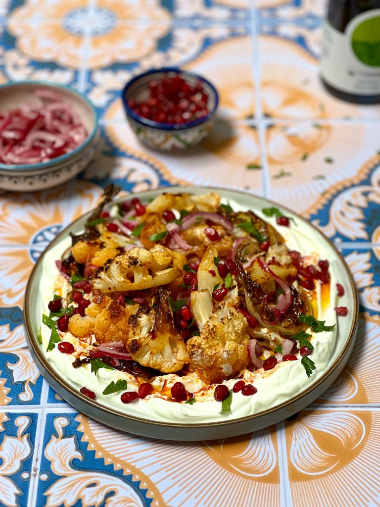 Harissa Roasted Cauliflower