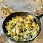 Cheesy Sprout Gratin
