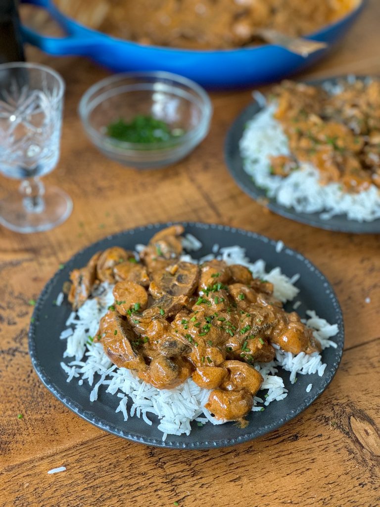 Mushroom Stroganoff